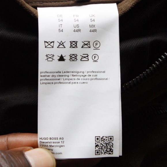 Hugo Boss mens suede jacket - Picture 9 of 10